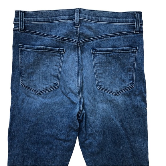 J Brand Alana Fix Up Destruct Size 27 Ankle Medium Blue - Picture 10 of 15